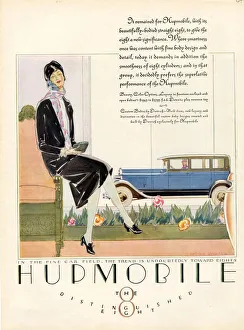 Womens Prints: Hupmobile 1929 1920s USA CC cars womens