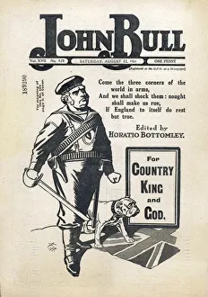 1910s Prints: John Bull 1914 1910s UK patriotism patriots magazines