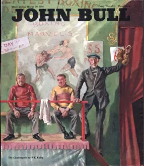 John Bull 1946 1940s UK boxing boxers fairs showmen booths magazines funfairs
