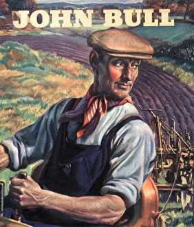 John Bull 1946 1940s UK farms farming farmers tractors magazines