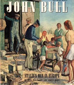John Bull 1947 1940s UK nautical fish fishing fisherman magazines