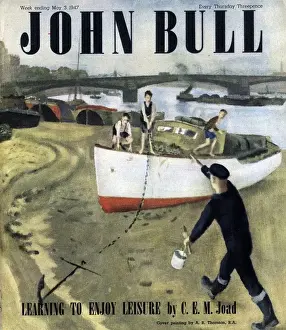 Images Dated 2004: John Bull 1947 1940s UK nautical fishing boats magazines