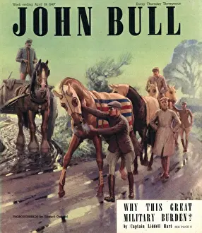 Images Dated 2004: John Bull 1947 1940s UK riding horse horses racing magazines