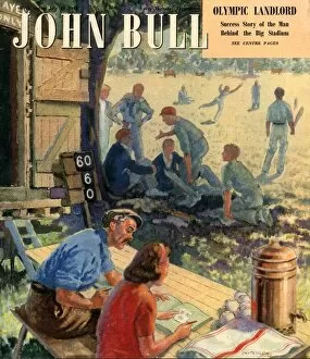 Images Dated 24th April 2004: John Bull 1948 1940s UK cricket magazines