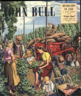 John Bull 1948 1940s UK farms farming hops magazines