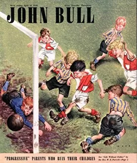 1940s Collection: John Bull 1948 1940s UK football magazines