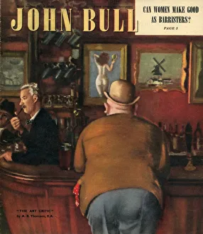 John Bull Prints: John Bull 1948 1940s UK pubs bars locals alcoholic drinking magazines