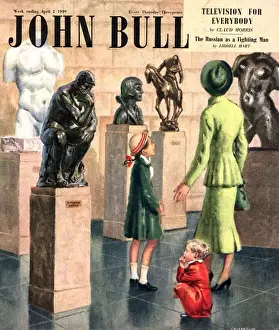 John Bull 1949 1940s UK art museums art gallery galleries magazines
