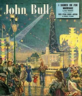 Images Dated 18th November 2003: John Bull 1949 1940s UK holidays blackpool seaside magazines