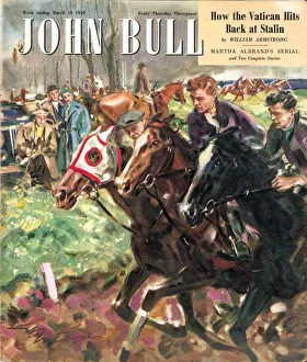 John Bull 1949 1940s UK horses racing magazines