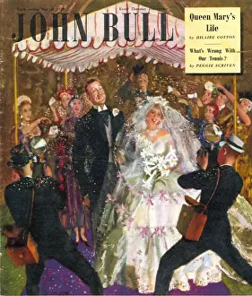 John Bull 1949 1940s UK love marriages weddings brides bridegrooms photography cameras