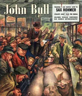 John Bull 1949 1940s UK pigs auctions farms farmers magazines John Bull 1949 1940s UK pigs auctions farms farmers magazines