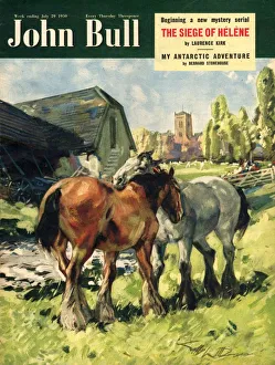 John Bull 1950 1950s UK horses magazines