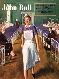 John Bull 1950 1950s UK hospitals nurses magazines medical