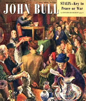 British Prints: John Bull 1950s UK art auctions magazines