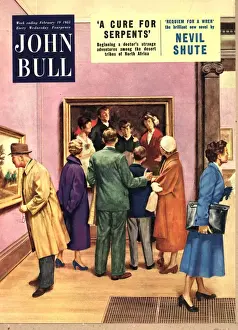 John Bull 1950s UK art museums art gallery galleries magazines