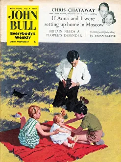 1950s Prints: John Bull 1950s UK babies cameras magazines baby