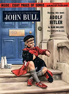 British Prints: John Bull 1950s UK cats vets magazines pets