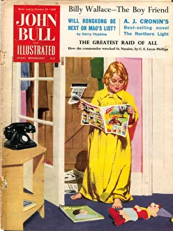 John Bull 1950s UK comics reading