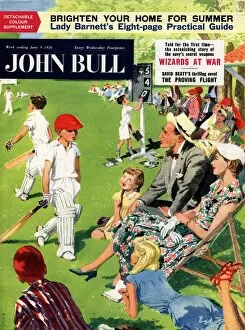 Images Dated 24th April 2004: John Bull 1950s UK cricket children magazines