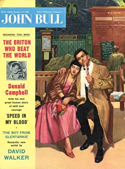 John Bull 1950s UK dating trains stations last magazines