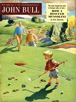 1950s Prints: John Bull 1950s UK golf magazines