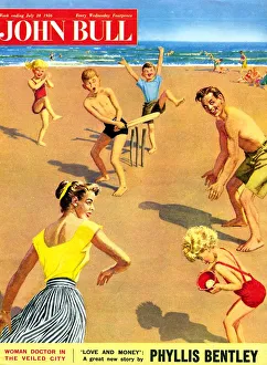 John Bull 1950s UK holidays cricket beaches seaside seaside magazines John Bull 1950s UK holidays cricket beaches seaside seaside magazines