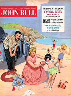 John Bull 1950s UK holidays expressions beaches seaside sea inflatables tyres seaside