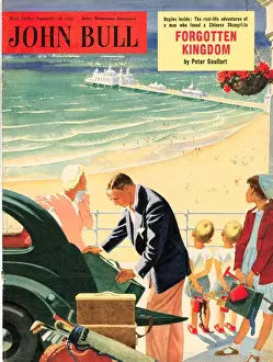John Bull 1950s UK holidays expressions longing sadness beaches seaside sea buckets