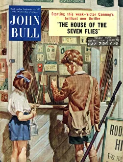 1950s Prints: John Bull 1950s UK holidays fishing magazines