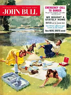 John Bull 1950s UK holidays picnics dogs magazines pets