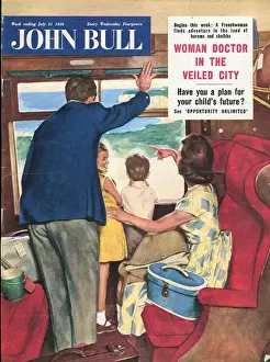 John Bull 1950s UK holidays seaside trains magazines