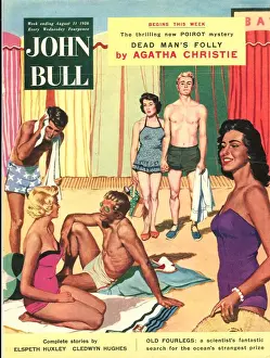 John Bull 1950s UK holidays suntans sunburn tans beaches seaside seaside magazines