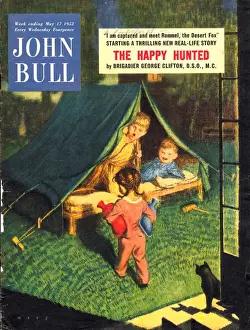 John Bull 1950s UK holidays tents camping hot water bottles adventures magazines