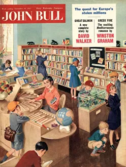 Trending: John Bull 1950s UK libraries books reading magazines library