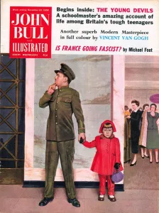 1950s Prints: John Bull 1950s UK lost security guards problems disasters magazines