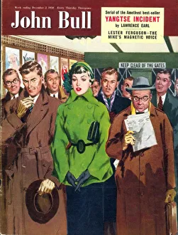 John Bull 1950s UK love lifts elevators magazines
