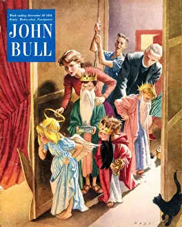 1950s Prints: John Bull 1950s UK nativity plays magazines