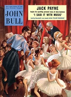 Images Dated 16th February 2004: John Bull 1950s UK pantomimes school plays churches hall ballet magazines dancing