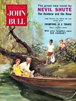John Bull 1950s UK picnics swimming boats magazines