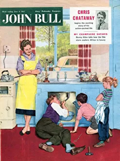 John Bull Prints: John Bull 1950s UK plumbers plumbing diy mending kitchens sinks magazines do it yourself