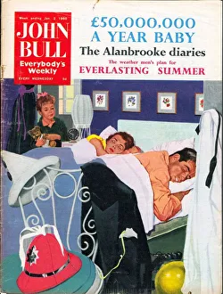 Family Prints: John Bull 1950s UK sleep magazines sleeping