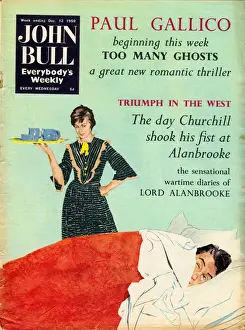House Wife Prints: John Bull 1950s UK sleep sleeping breakfast in bed beds husbands and wives housewives