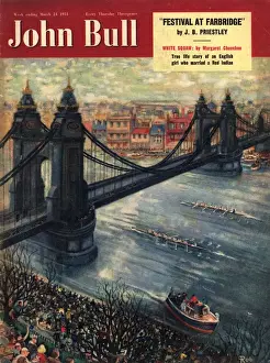Images Dated 2003: John Bull 1950s UK thames bridges tower bridge london magazines