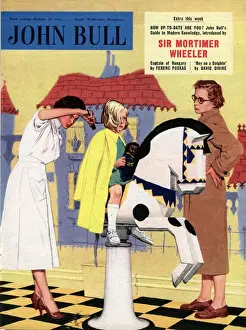 John Bull 1950s UKs haircuts hairdressers hair salon salons magazines