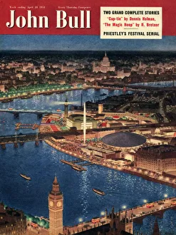 John Bull Prints: John Bull 1951 1950s UK festival of Britain magazines