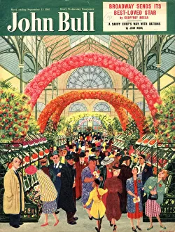 John Bull 1951 1950s UK flowers shows magazines