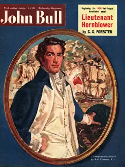 John Bull 1951 1950s UK Hornblower sailors admirals navy ships nautical magazines