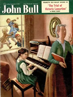 John Bull 1951 1950s UK piano pianos grand playing lessons games teachers magazines