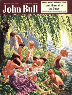 John Bull 1951 1950s UK picnics magazines